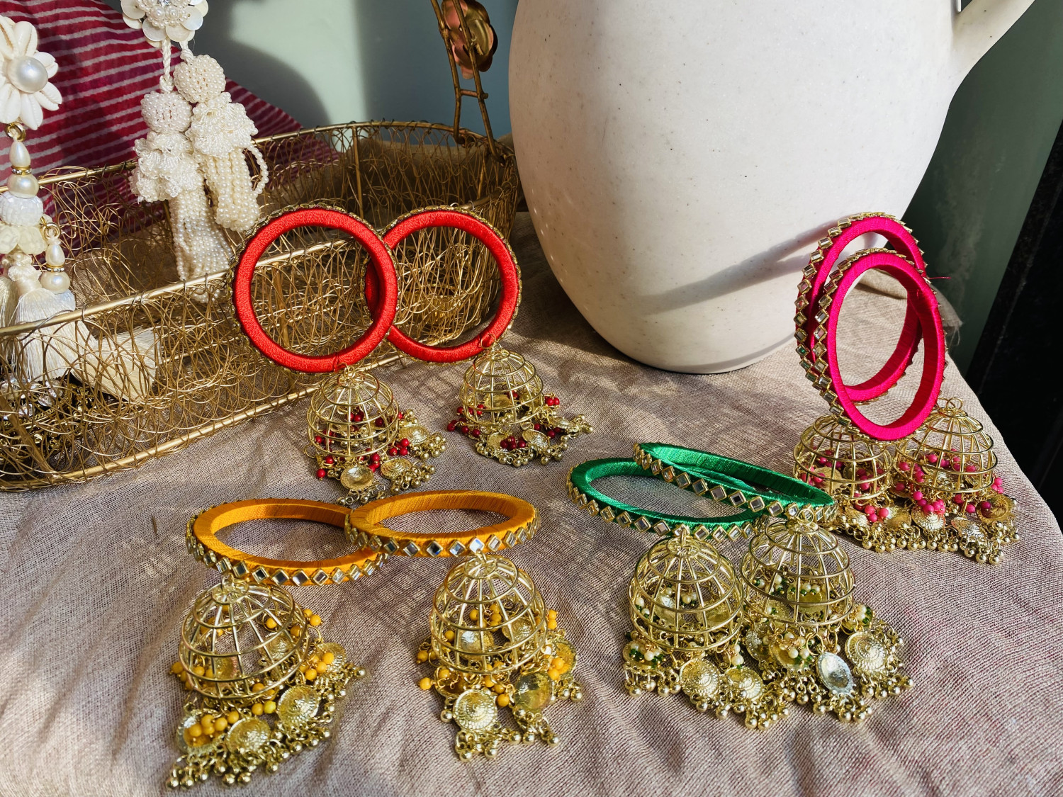 Colourful bangles