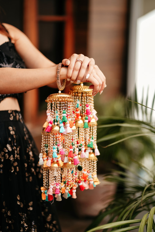 Colourful tassel Kaleeras